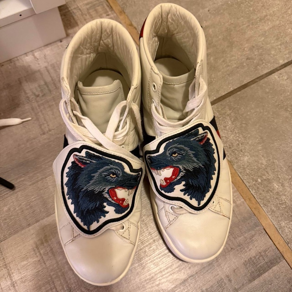 Gucci White ace sneaker high men